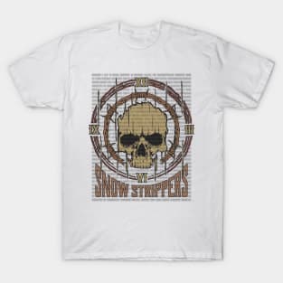 Snow Strippers Vintage Skull T-Shirt